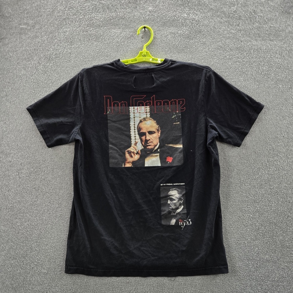 Shoe‎ Palace Men Shirt MEDIUM Black Godfather Movie Print Tee